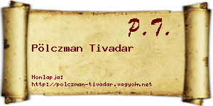 Pölczman Tivadar névjegykártya
